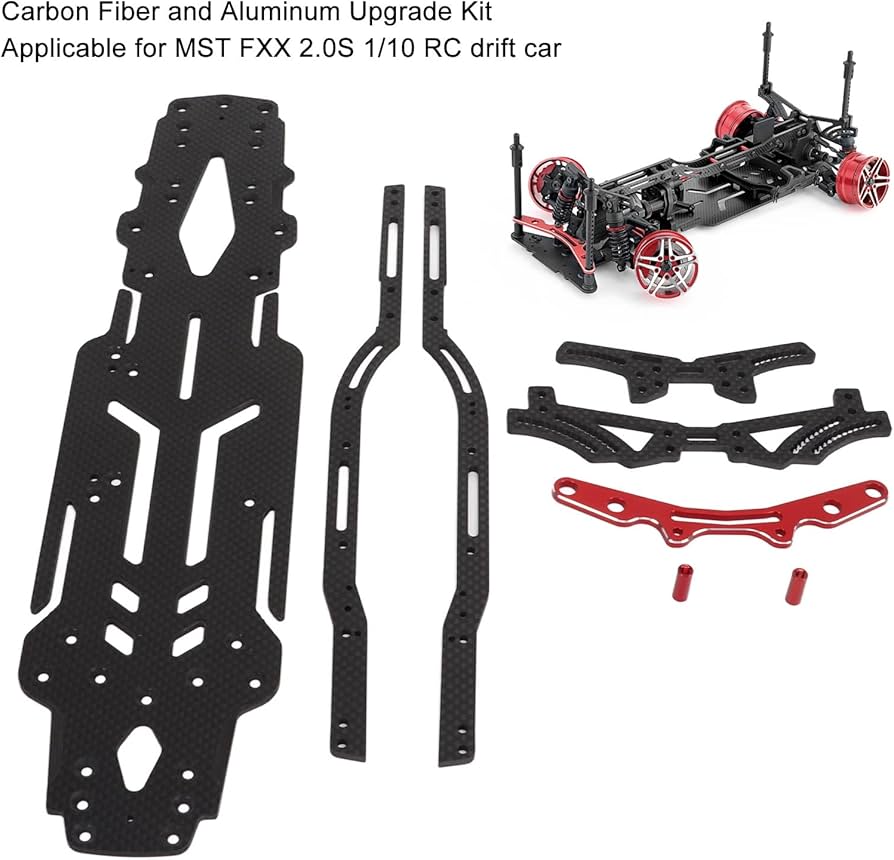 Amazon | RC カー シャーシ プレート カーボンファイバーおよび